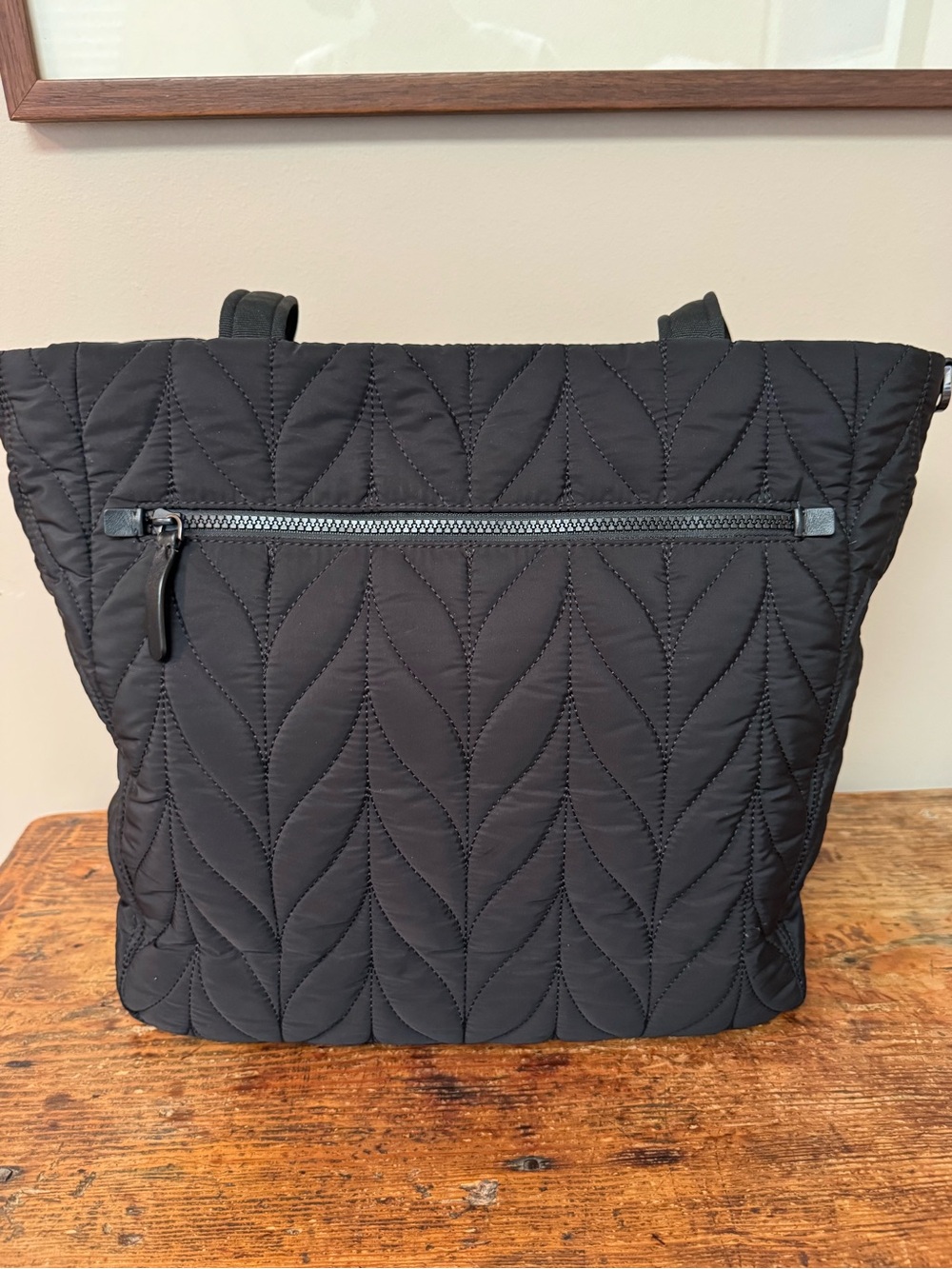 â ď¸Kate Spade Black Quilted Toteâ ď¸ Travel Tote or Diaper Bag - Picture 3 of 16